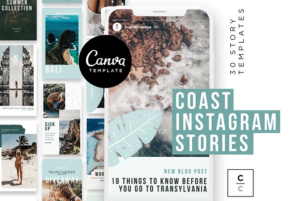 Download Coast Instagram Story Template