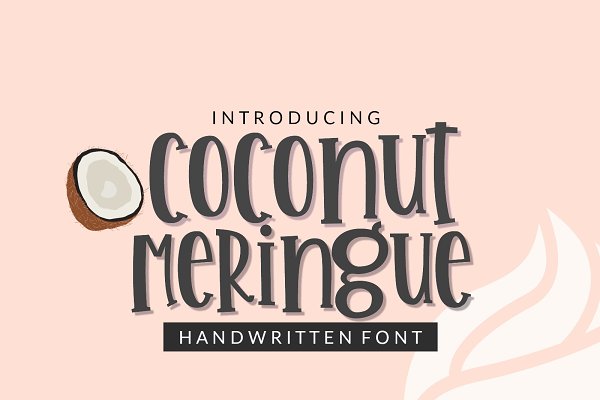 Download Coconut Meringue Handwritten Font