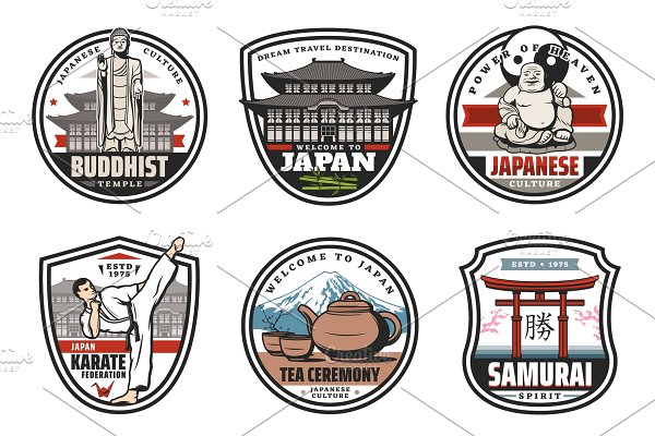 Download Japan culture and tradition icons