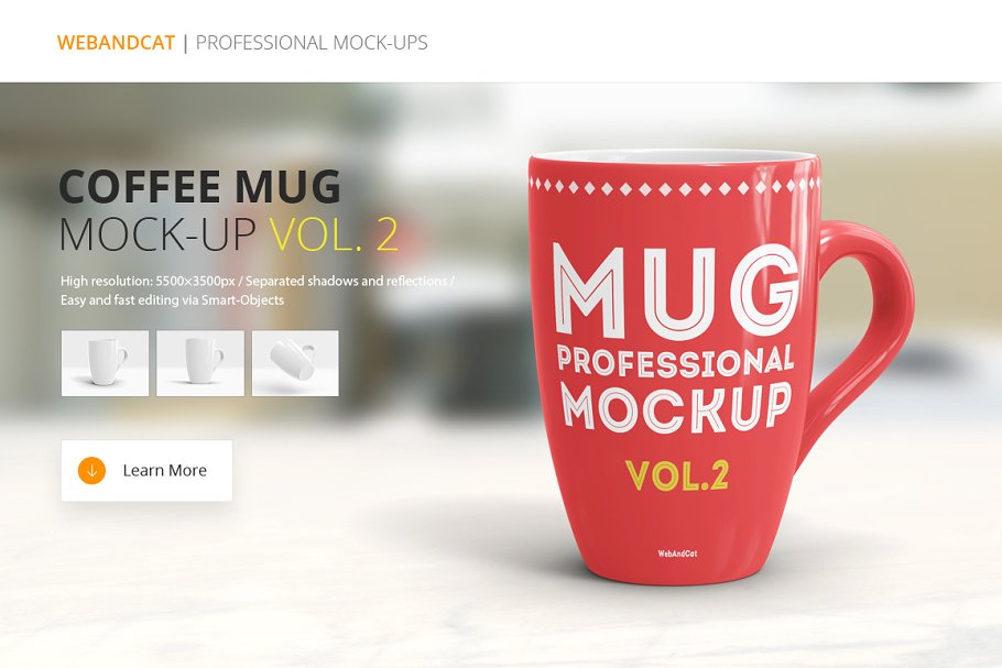 Download Coffee Mug Mockup vol.2