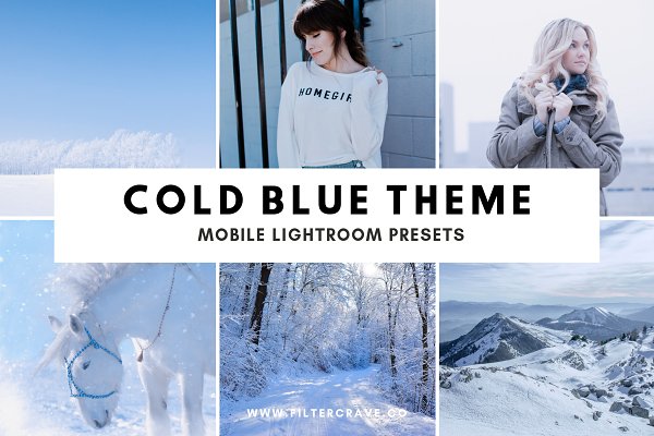 Download Cold Blue Lightroom Presets Theme