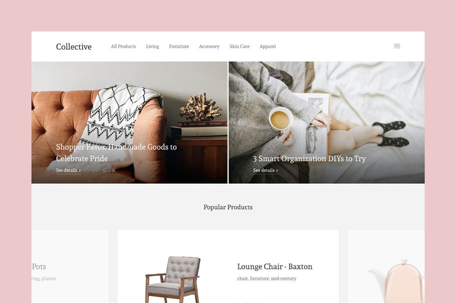 Download Collective: Blogger Theme for Store
