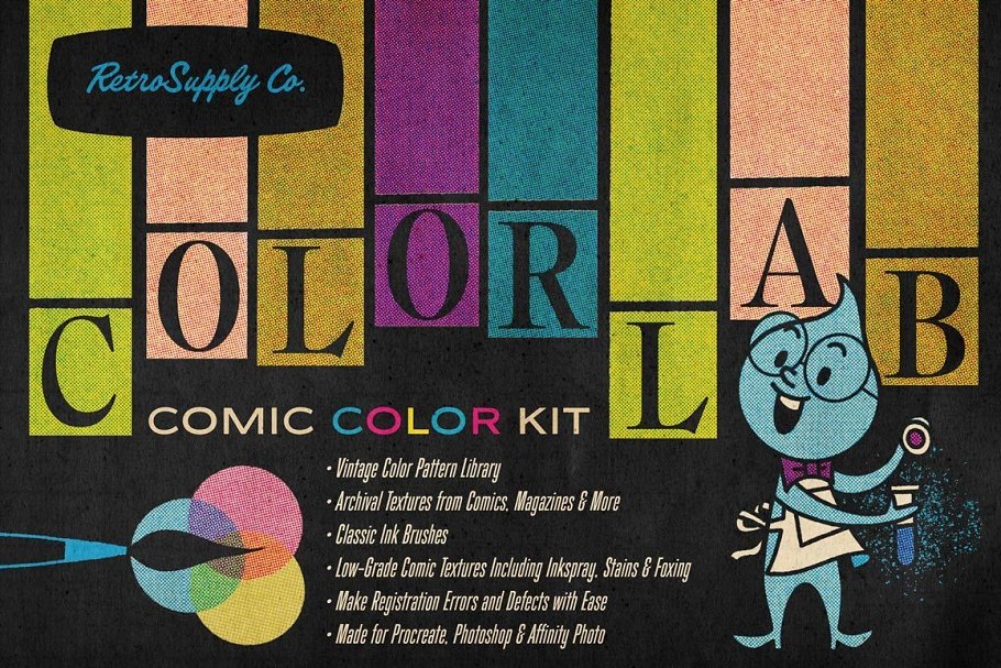 Download ColorLab Illustrator Vintage Comic