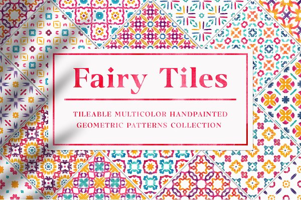 Download Multicolor Ethnic Geometric Patterns