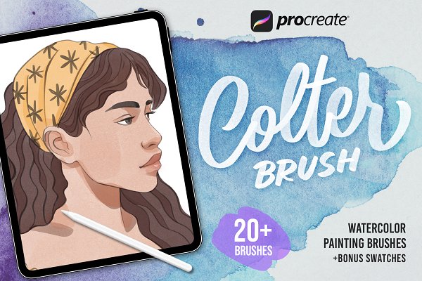 Download Procreate Colter Brush - Watercolor