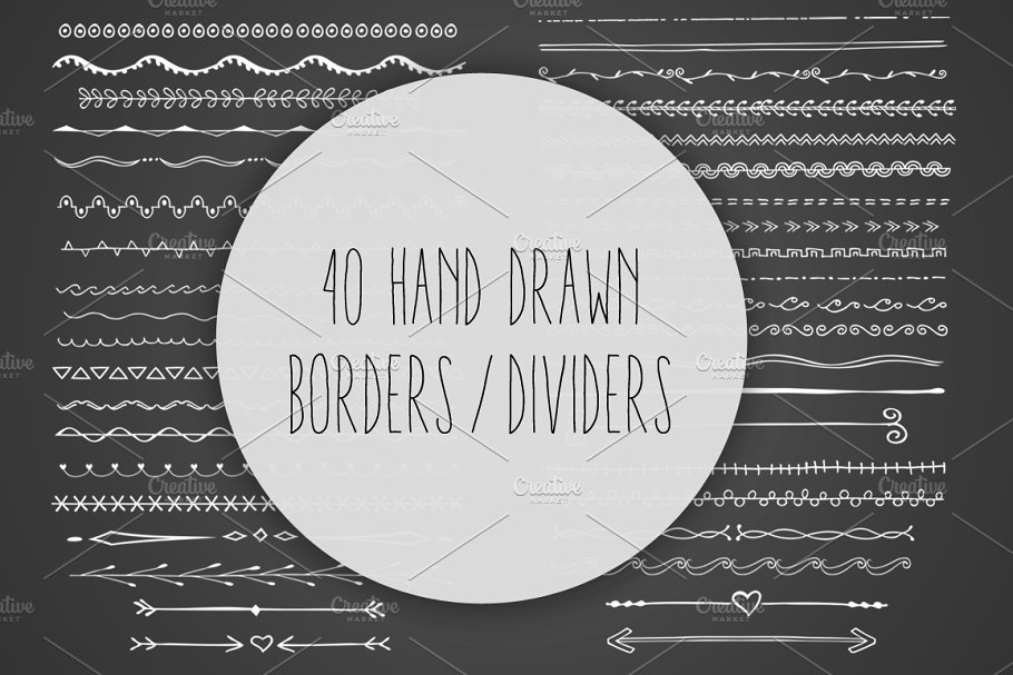 Download Hand Drawn Borders / Dividers