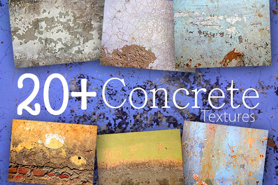 Download 20 Concrete Textures Pack 1