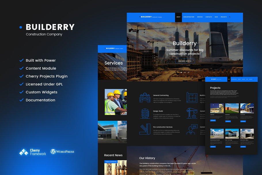 Download Builderry - Construction Company