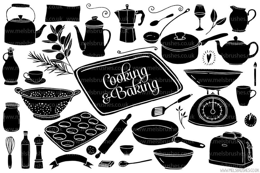 Download Cooking & Baking Illustrations
