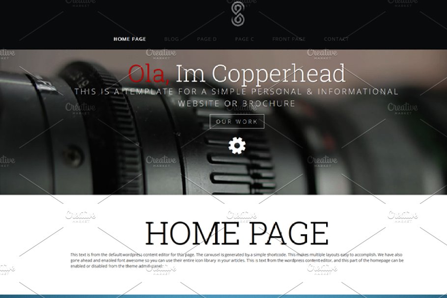 Download Copperhead Wordpress Theme