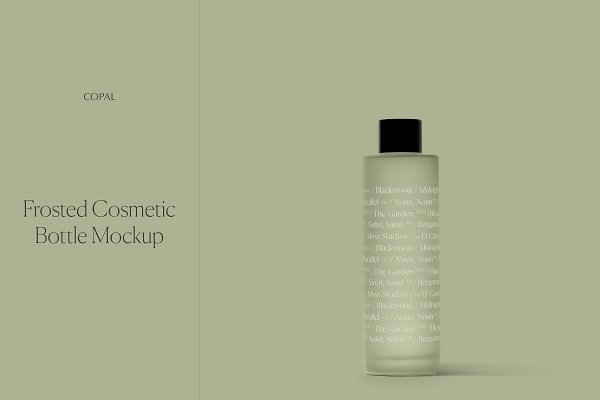 Download Frosted Cosmetic Bottle Mockup