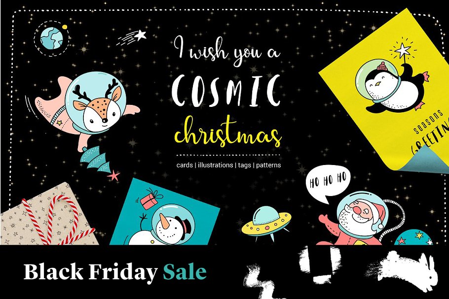 Download Cosmic Christmas in outer space