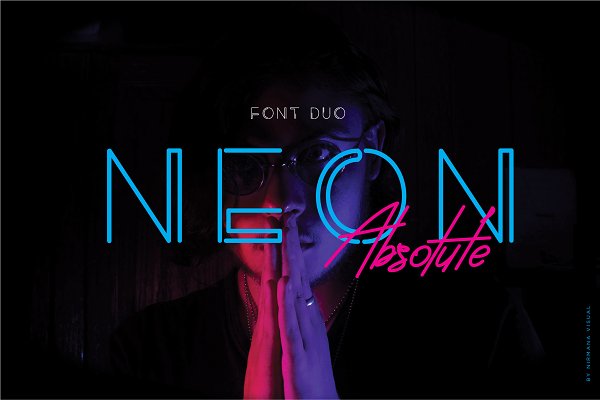 Download Neon Absolute - Font Duo
