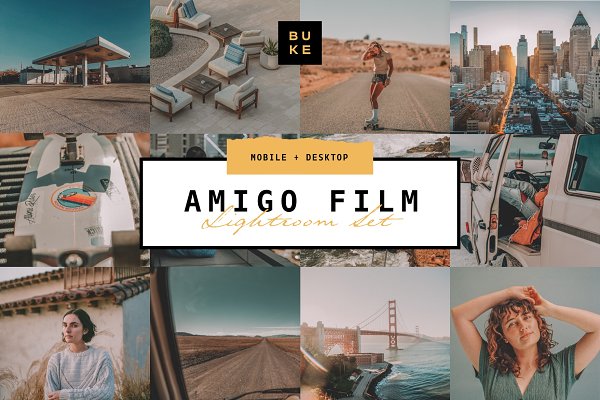 Download Amigo Film – 4 Lightroom Preset Pack
