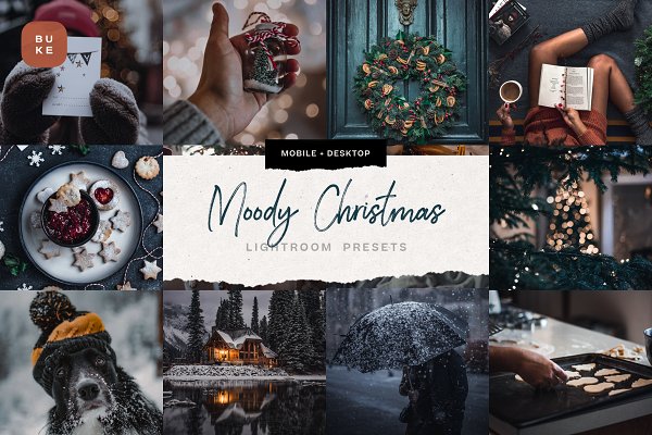 Download 4 Moody Christmas Presets Pack