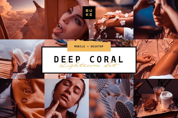 Download Deep Coral 4 Lightroom Preset Bundle