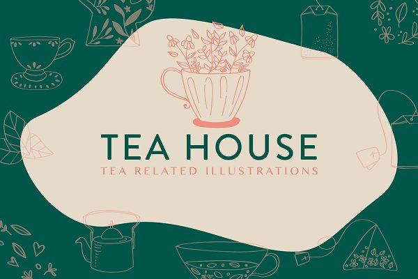 Download Tea House: Tea Related Illustrations