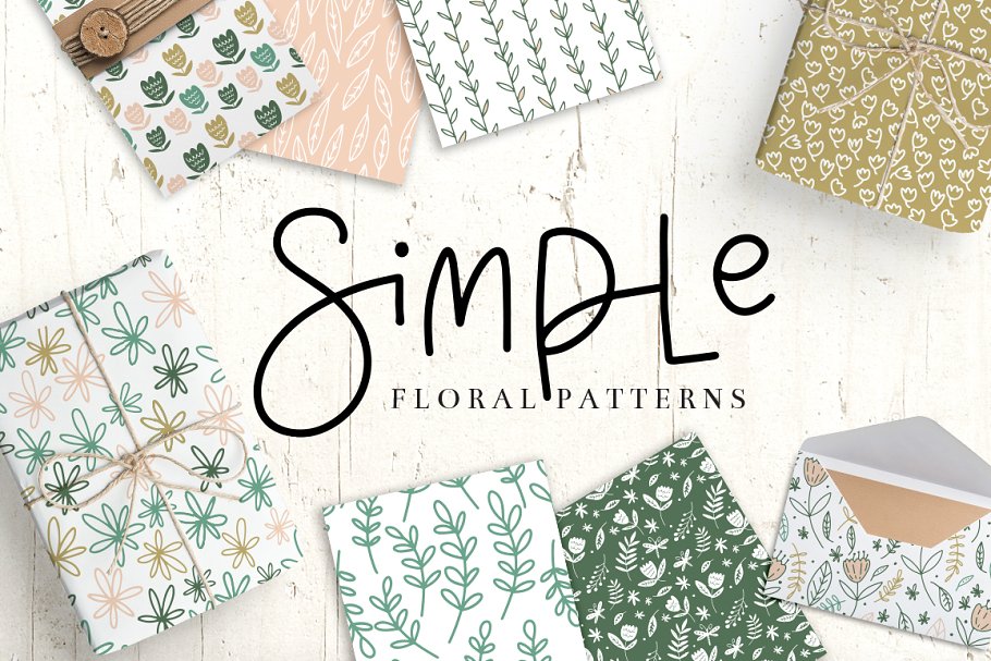 Download Simple Floral Pattern Collection