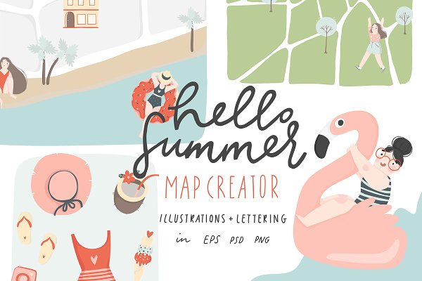 Download Hello Summer map creator BIG BUNDLE