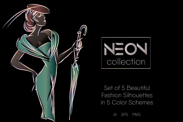 Download Beautiful Fashion Silhouettes
