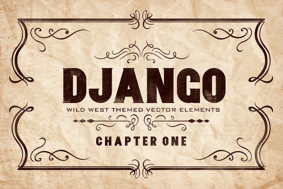 Download Django Wild West ( Western Badges )
