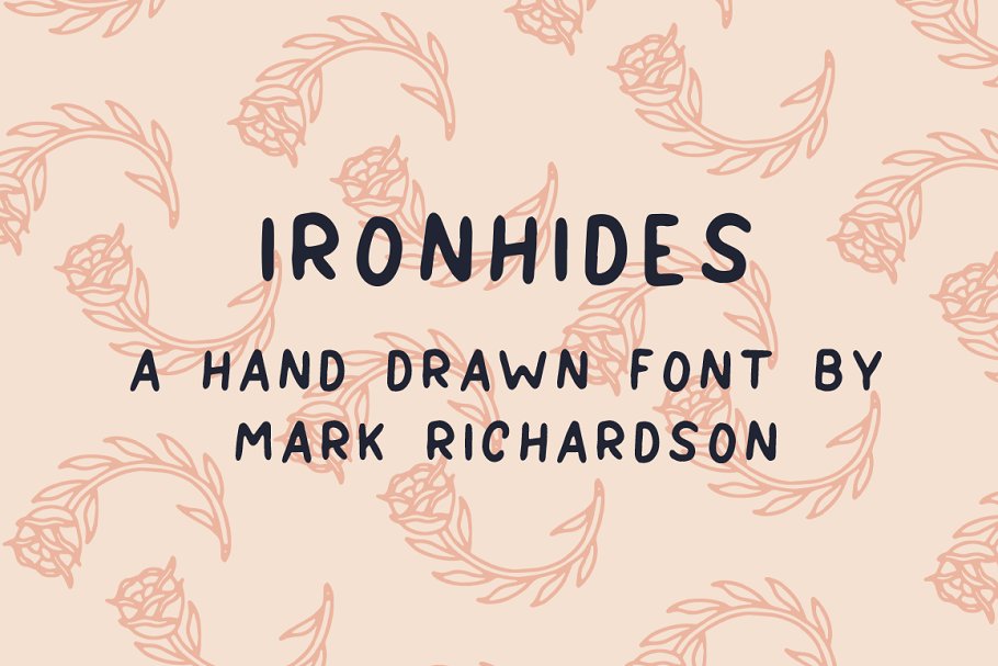 Download IRONHIDES - Hand Drawn Font