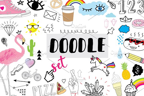 Download doodle set