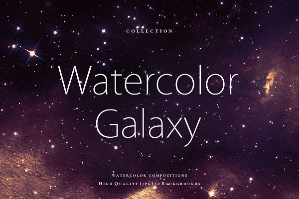 Download Watercolor Galaxy Backgrounds