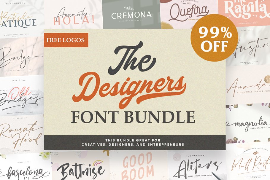 Download The Font Bundle For Graphic Designer