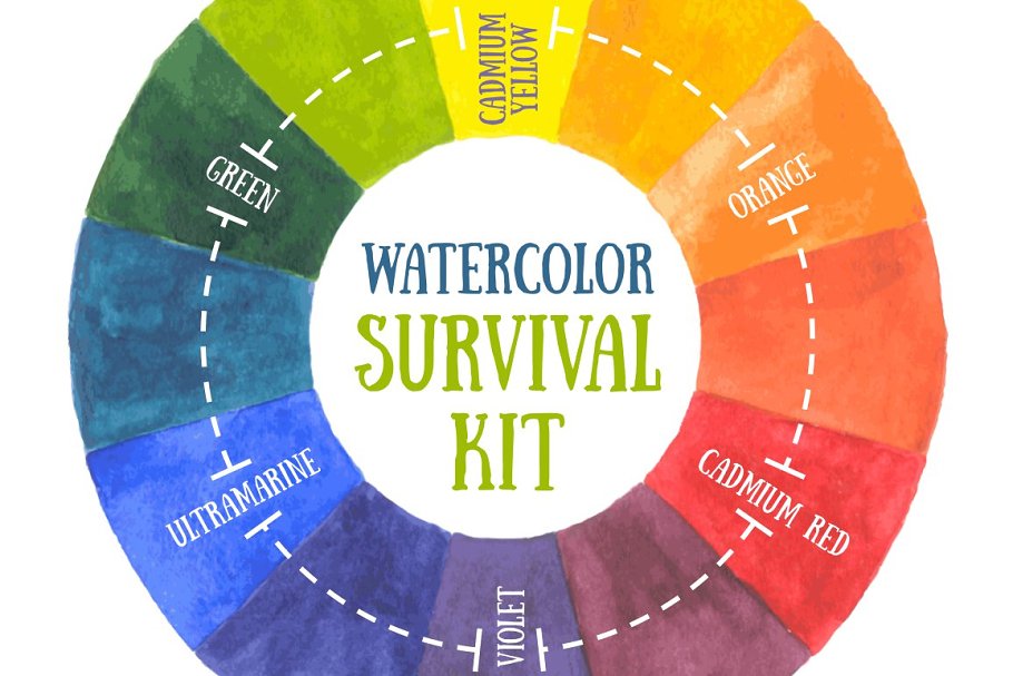 Download Watercolor survival kit
