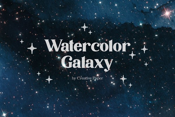 Download Indigo Watercolor Galaxy Backgrounds