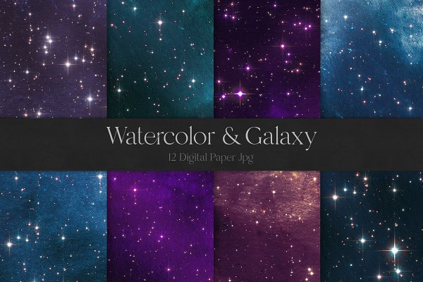 Download Watercolor Galaxy Textures