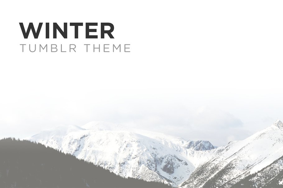 Download Winter Tumblr Theme