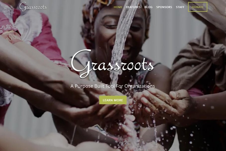 Download Grassroots Nonprofit WordPress Theme