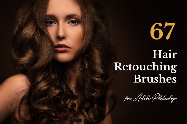 Download 67 Hair Retouching Brushes for PS