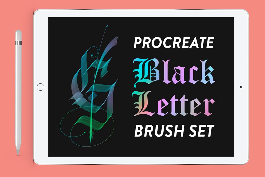 Download Procreate | Blackbletter Brush Set