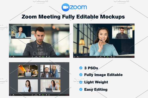 Download Zoom Meeting Mockup Kit