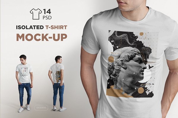 Download Isolated T-Shirt Mock-Up