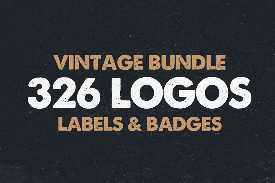 Download MEGA BUNDLE 326 Vintage Logos Badges