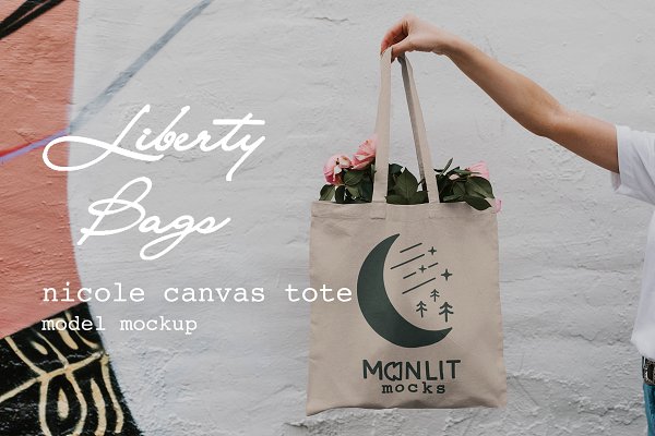 Download Liberty Bags Canvas Tote Mockup