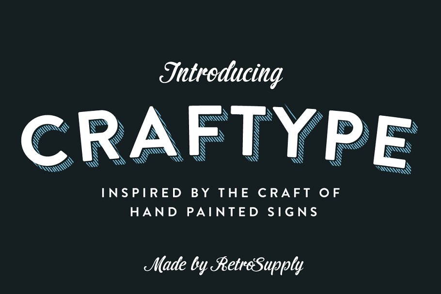 Download CraftType - 3D Sign Painting Actions