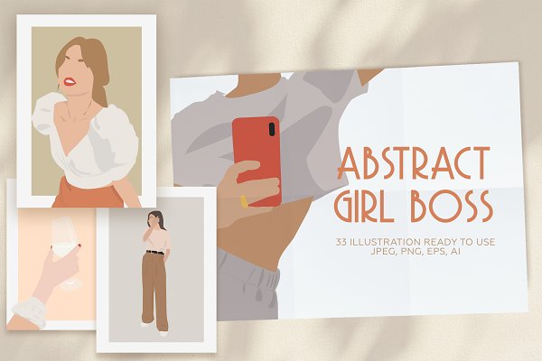 Download ABSTRACT GIRL BOSS