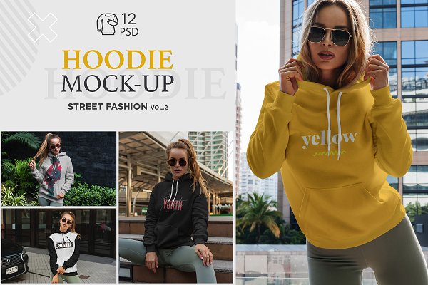 Download Hoodie Mock-Up Street Fashion vol.2