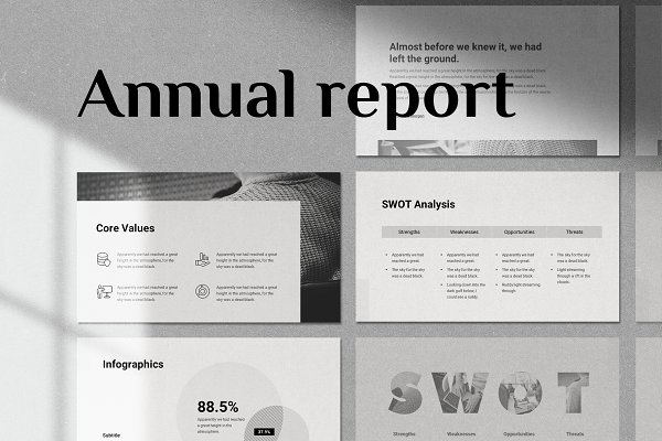 Download Annual Report - Animated Template