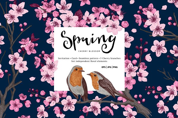 Download Spring. Cherry Blossom