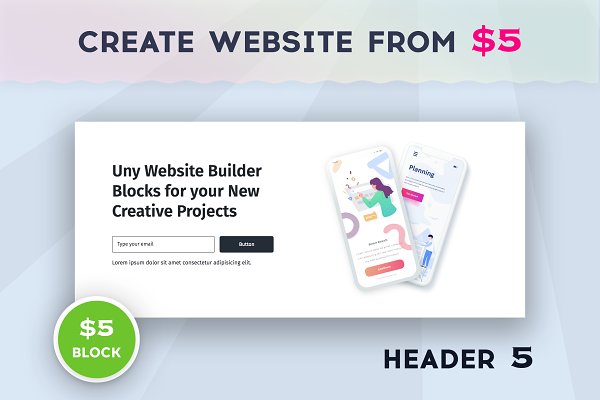Download Uny Builder Blocks - Header 5