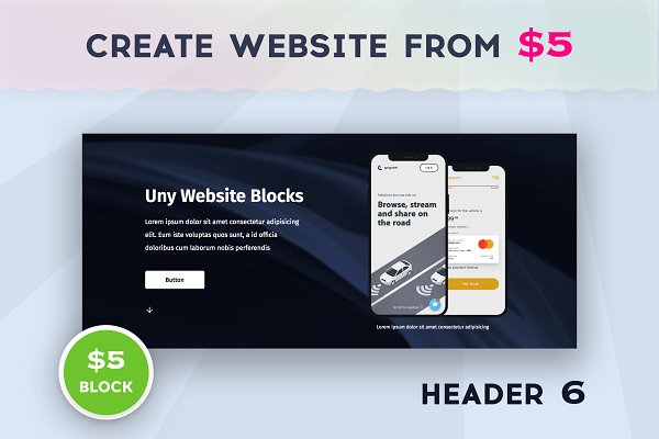 Download Uny Builder Blocks - Header 6