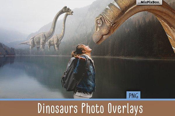 Download Dinosaurs Photo Overlays Pack