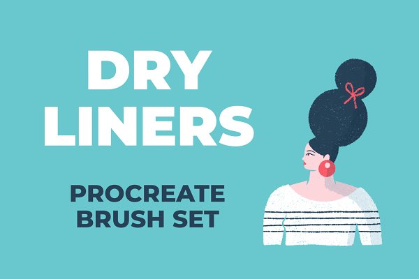 Download Dry Liners Procreate Brush Set