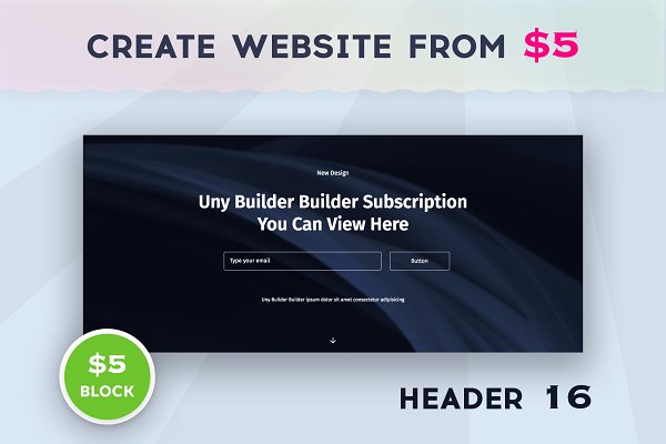 Download Uny Builder Blocks - Header 16